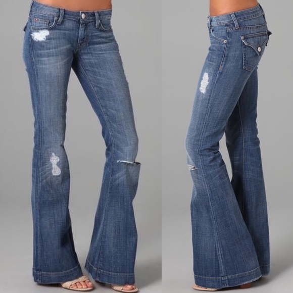 distressed hudson jeans